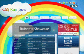 CSS Rainbow Flash Gallery